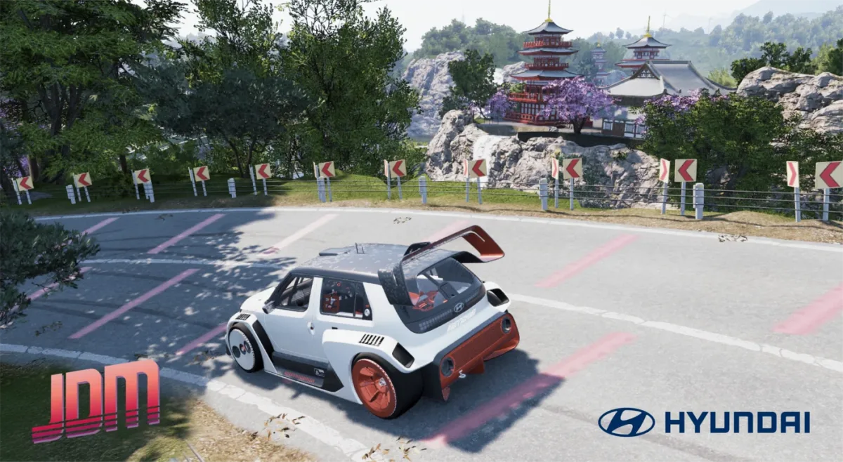 Hyundai Motor se adentra en el mundo virtual de la deriva con  el concept car eléctrico INSTEROID en JDM: Japanese Drift Master