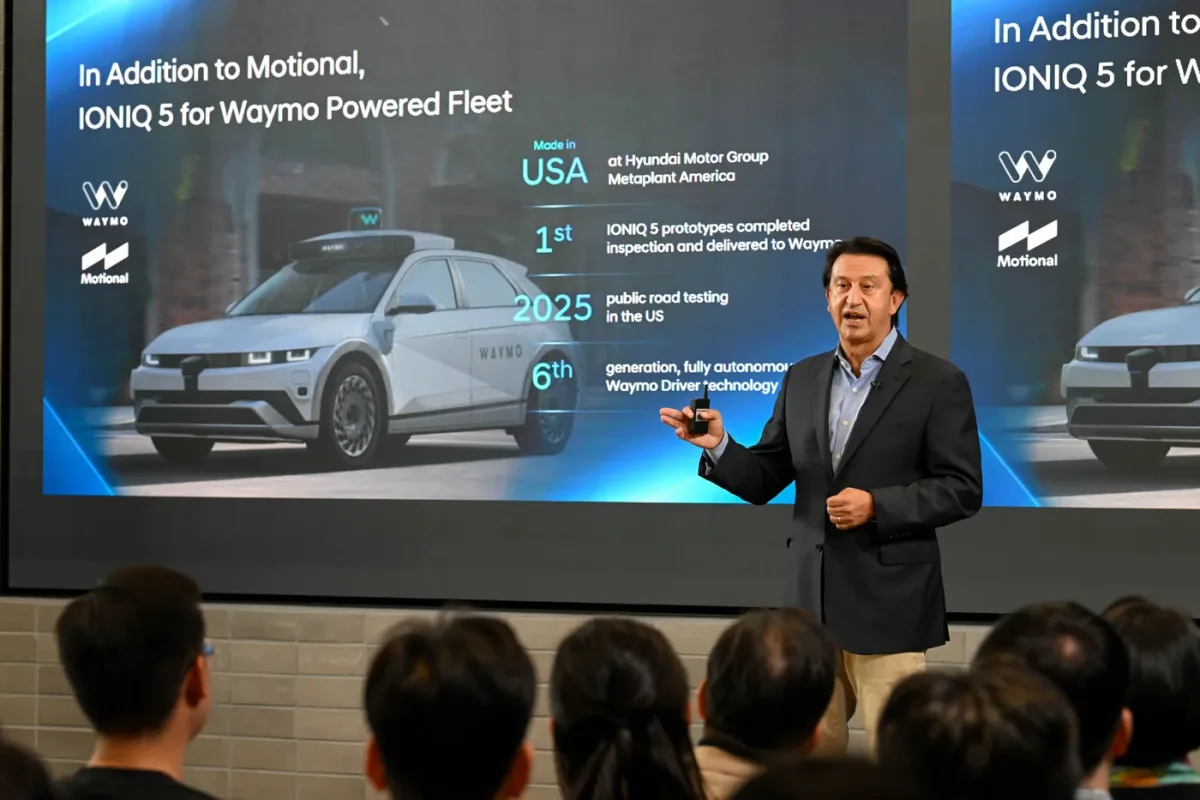 El presidente y director ejecutivo de Hyundai Motor Company, José Muñoz, comparte su visión estratégica para 2026 en la charla de líderes de 2025