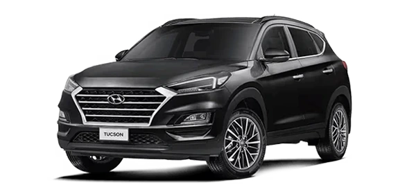 Vista lateral del The all-new TUCSON, destacando su diseño compacto