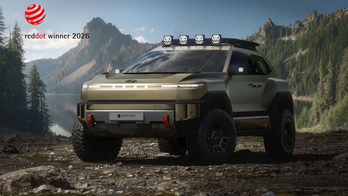 CRATER Concept, ganador Red Dot Award Design Concept 2026