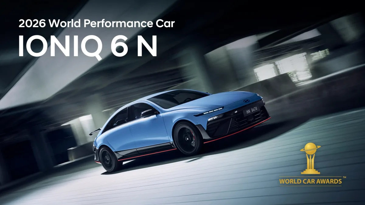 Hyundai IONIQ 6 N coronado como Coche de Alto Rendimiento Mundial 2026