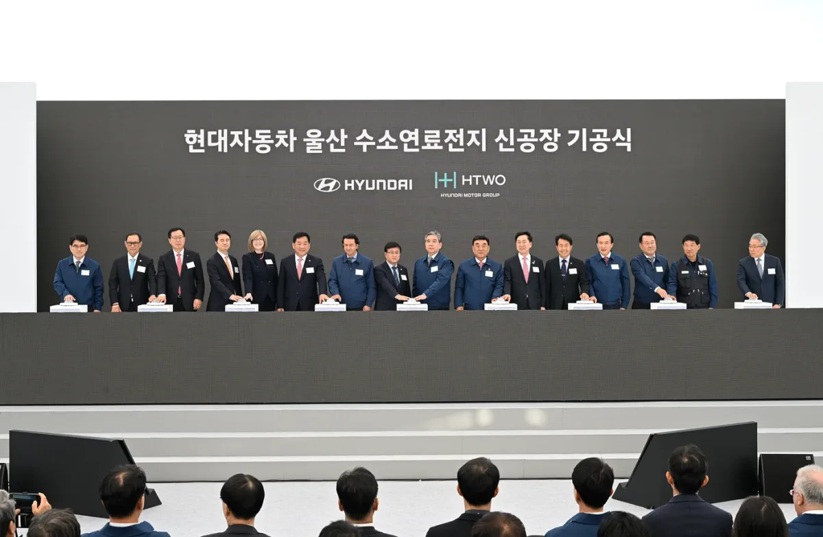 Hyundai Motor comienza la construcción de su nueva planta de producción de pilas de combustible de hidrógeno en Corea, fortaleciendo su compromiso con la energía del futuro.