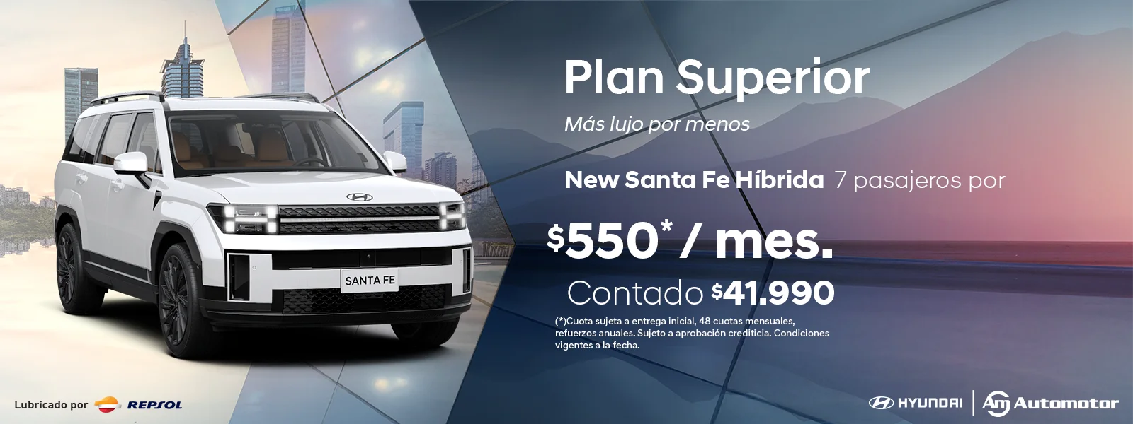 New Santa Fe Híbrida -  Plan Superior